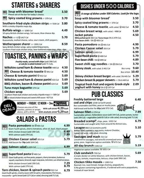 JD Wetherspoon Menu http://m.jdwetherspoon.co.uk/food | Menu design ...