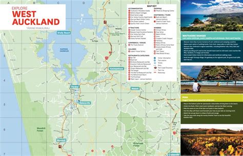 West Auckland map - Map of west Auckland (New Zealand)