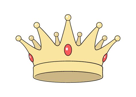 Easy To Draw Crown – drawspaces.com