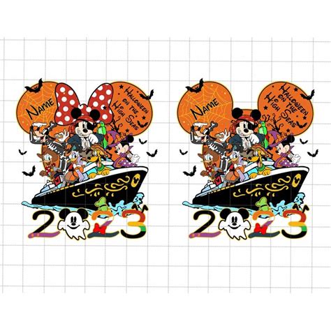 Bundle Custom Halloween On The High Seas 2023 Png, Boo Png, - Inspire Uplift