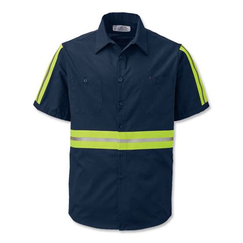 2910 Vestis™ Enhanced Visibility Short-Sleeve Work Shirt from Aramark