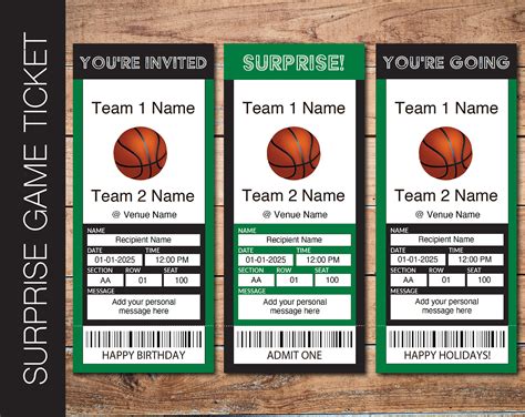 Free printable celtics tickets, Download Free printable celtics tickets ...