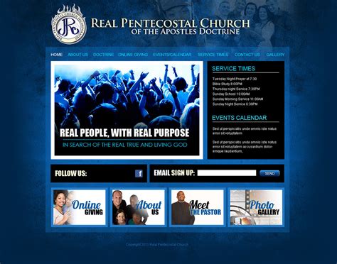 Church Website Design and Church Logo Design