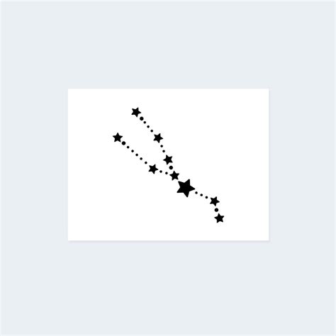 Taurus Star Constellation Tattoo