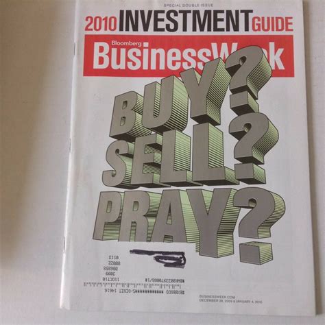 Businessweek Magazine 2010 Investment Guide January 4, 2010 052617nonr ...