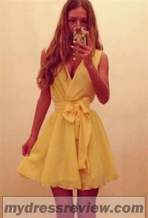 Yellow Dress With Bow - Different Occasions - MyDressReview