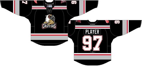 Grand Rapids Griffins Road Uniform - American Hockey League (AHL ...