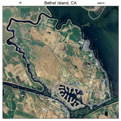 Aerial Photography Map of Bethel Island, CA California