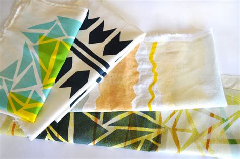 DIY : Print Your Own Fabric | Poppytalk