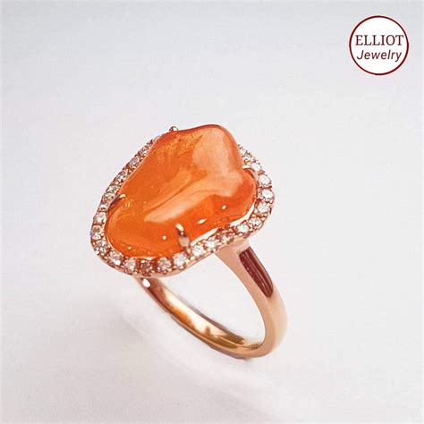 Spessartite Ring | Elliot Jewelry #Gold #jewelry #joyeria #Gemstone # ...