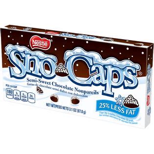 Sno-Caps Candy 3.1 oz. Box