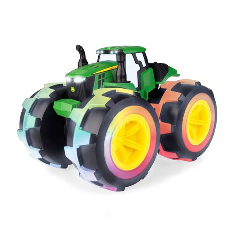 Buy Monster Treads Lightning Wheels Light Up Tractor Deluxe - John ...