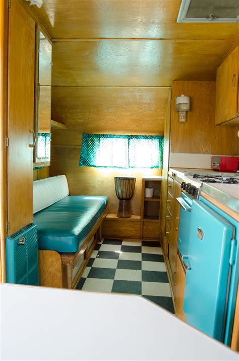 Our 1964 Shasta Airflyte Refinished Interior, March 2014 | Camper decor ...