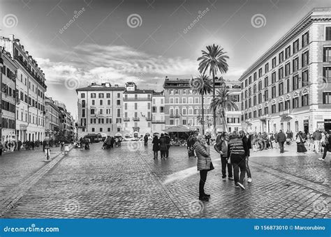 View of Piazza Di Spagna, Iconic Square in Rome, Italy Editorial Image ...