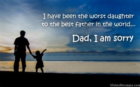 I am sorry messages for dad – WishesMessages.com