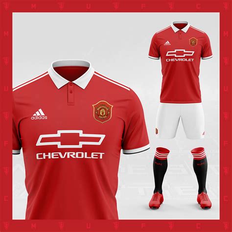 Manchester United home kit concept on Behance