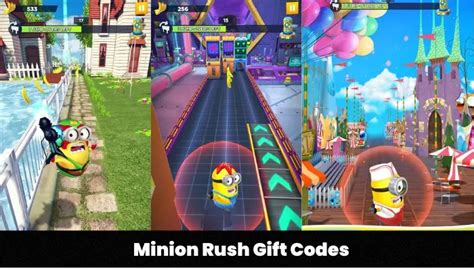 Minion Rush Gift Codes November 2023 [NEW]