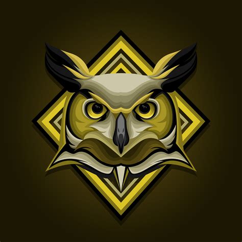 Mascot Owl Vector Logo Illustration 12821383 Vector Art at Vecteezy