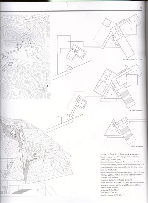 Chichu Art Museum Tadao Ando Plan Home Designing Ideas | Images and Photos finder