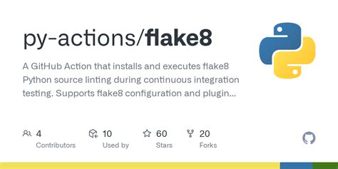 GitHub - py-actions/flake8: A GitHub Action that installs and executes ...