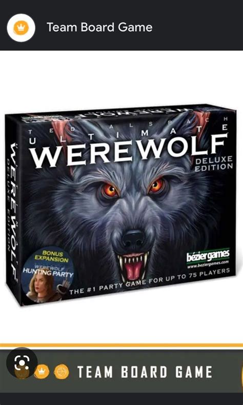 Ultimate Werewolf Board game, Hobbies & Toys, Toys & Games on Carousell