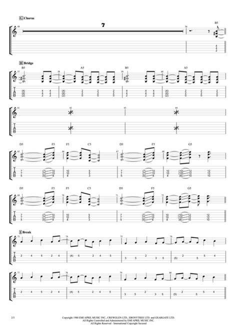 Breaking the Law Tab by Judas Priest (Guitar Pro) - Full Score | mySongBook