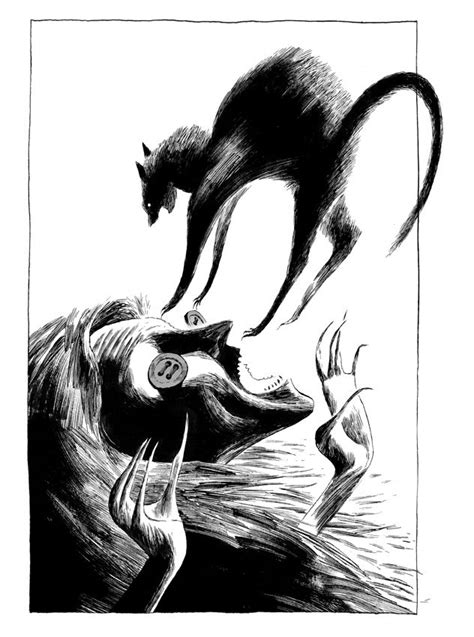 Other Mother and Cat, @ Dave McKean. From "Coraline", written by Neil Gaiman, Harper Collins ...