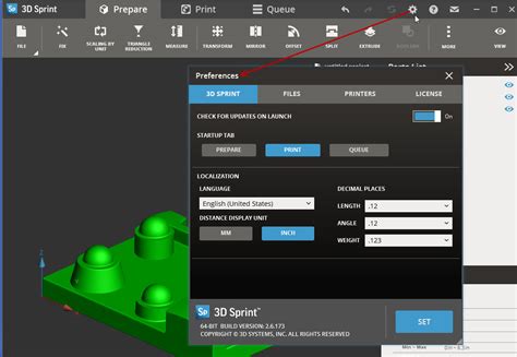 How to turn onoff mesh repair during import of a file