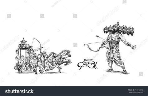 457 Ravana Sketch Images, Stock Photos, 3D objects, & Vectors | Shutterstock