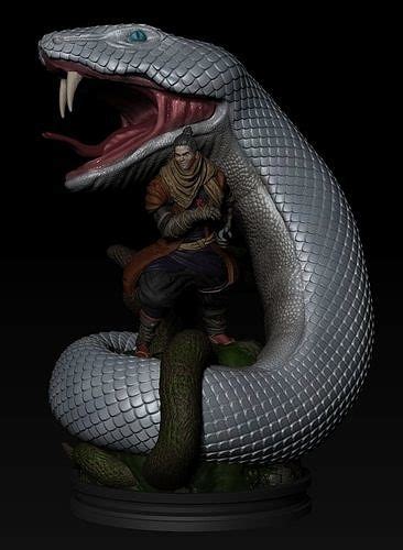 Sekiro shadow die twice - Giant Snake 3D model 3D printable | CGTrader