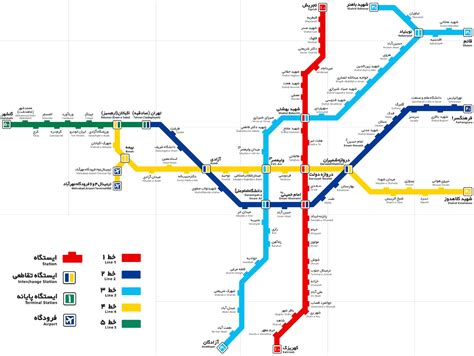 Tehran Metro map