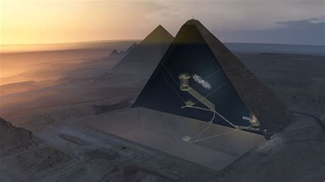 Cosmic rays reveal unknown void in the Great Pyramid of Giza | Science | AAAS