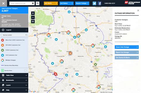 WV MetroNews Appalachian Power launches new online outage map - WV ...