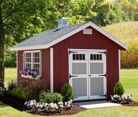 Homestead Storage Shed Kit by Dutchcrafters Amish Furniture