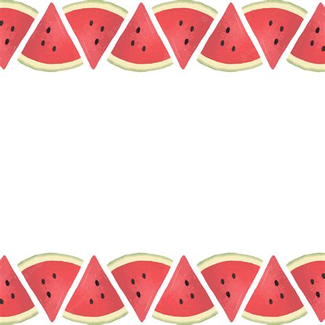 watermelon borders - Clip Art Library