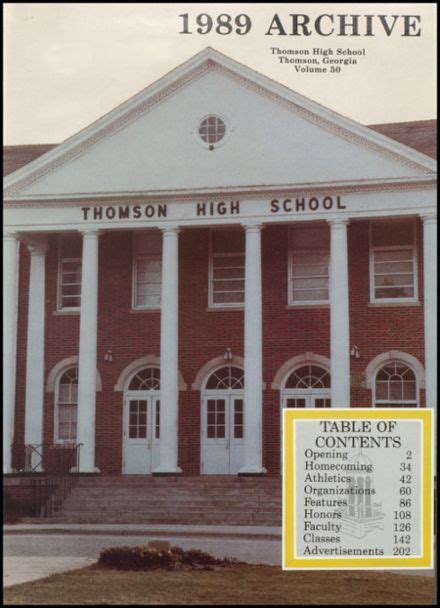 Explore 1989 Thomson High School Yearbook, Thomson GA - Classmates