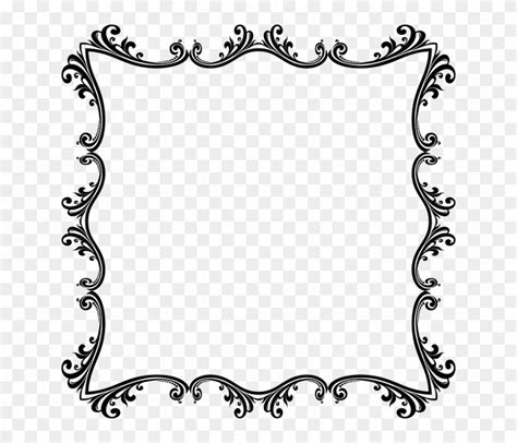 Free Picture - Black Border Transparent Background - Free Transparent PNG Clipart Images Download