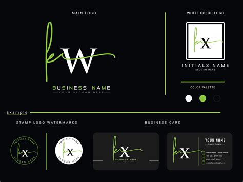 Monogram Kw Signature Logo, Minimalist KW Luxury Apparel Logo Vector 33233137 Vector Art at Vecteezy