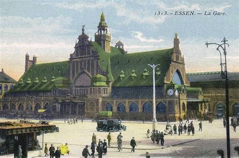 transpress nz: tram tracks in old Essen, Germany