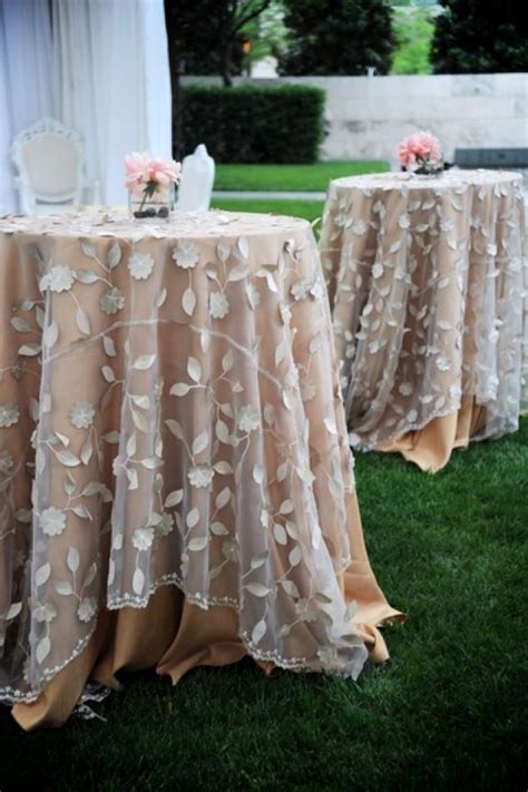 Country Wedding - Lovely Overlays Table Linens #2031720 - Weddbook