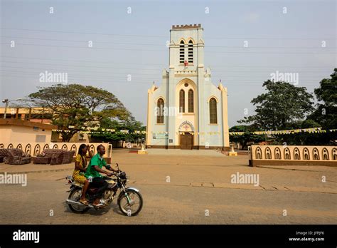 Catholic church in Ouidah, Benin Stock Photo - Alamy