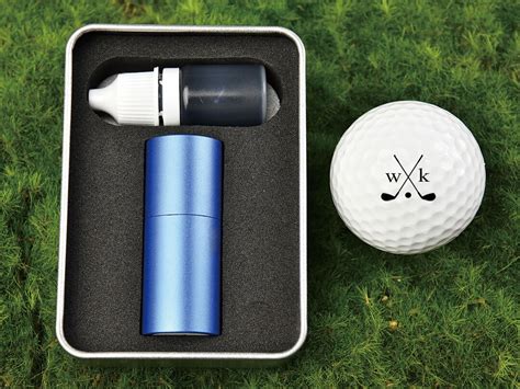 Personalized Golf Ball Stamp,monogram Golf Ink Stamp,golf Accessories ...