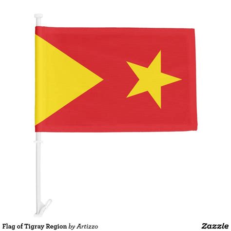 Flag of Tigray Region | Zazzle | Flag, Car flags, Tigray