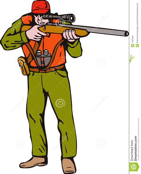 Shotgun Hunter Clipart