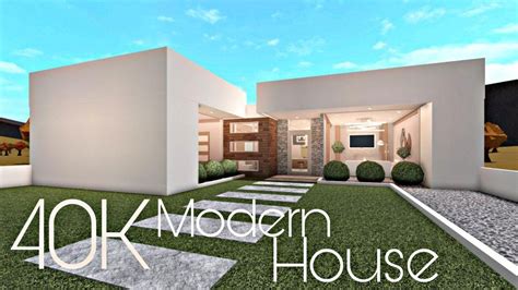 BLOXBURG: 40K MODERN HOUSE | NO-GAMEPASS - YouTube