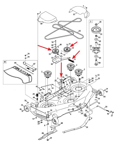 Cub Cadet Lt50 Deck Belt Diagram