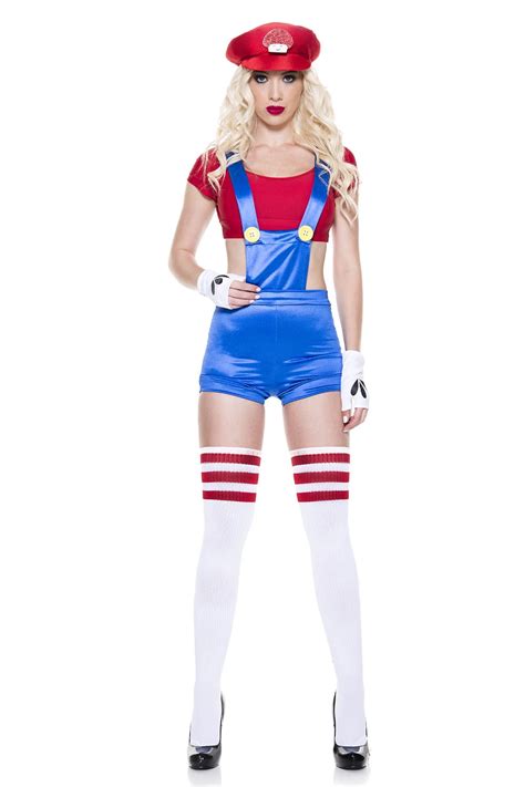 Sassy Red Plumber Costume 70995-SM - Walmart.com - Walmart.com