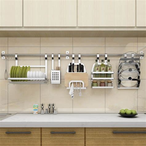 18.4US $ |304 Stainless Steel Kitchen Holder Organizer | 304 Stainless Steel Kitchen Shelf ...