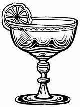 Margarita Glass Coloring Page · Creative Fabrica sketch template