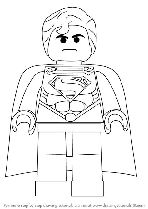 Lego Superman Printable Coloring Pages - BransonecLynch